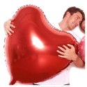 OGROMNY balon serce na prezent Walentynki hel XXL