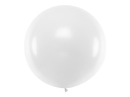 Balon 100 cm, biały na Ślub Wesele Komunię