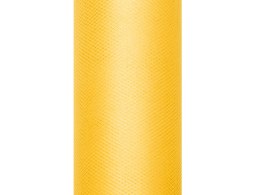 Tiul gładki, żółty 0,15 x 9m