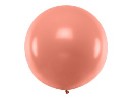 Balon gigant, 100cm, metaliczny, czerwony
