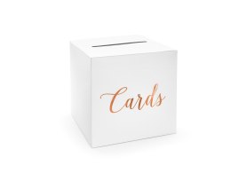 Pudełko na koperty - Cards, rosegold