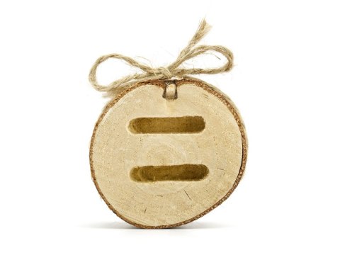 Drewniana podstawka na obrączki