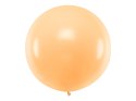Balon okrągły metrowy, brzoskwiniowy, pomarańczowy