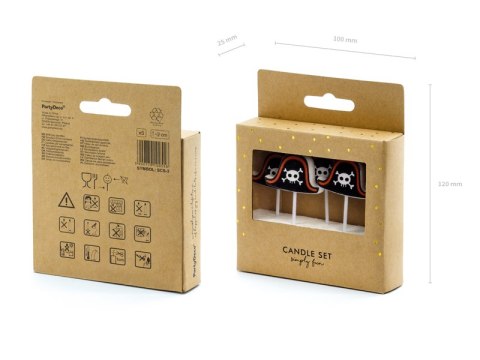 Świeczki urodzinowe Piraci