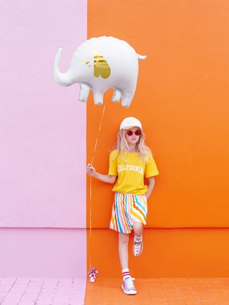 Balon foliowy Słoń, 61x46cm, mix