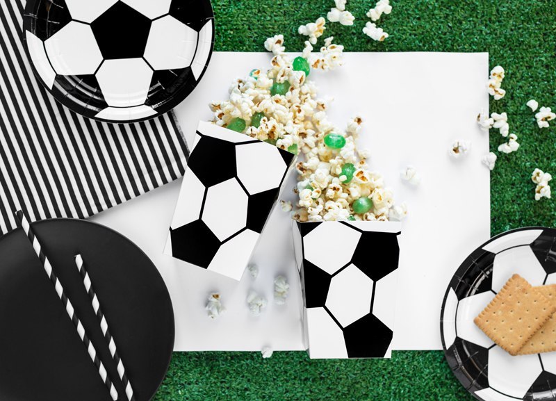 Zestaw dekoracji piłkarskich - 60 elementów