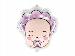 Balon foliowy BOBAS dziewczynka balony Baby Shower