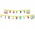 Balon baner dekoracje świnka Peppa na hel urodziny