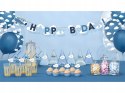 Balon cyfra 1 urodziny ozdoby korona na roczek