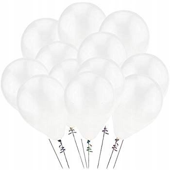 Balony z konfetti bukiet balonów rosegold perła 15