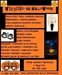 Dekoracja DYNIE CZASZKA DUCHY na Halloween 100cm