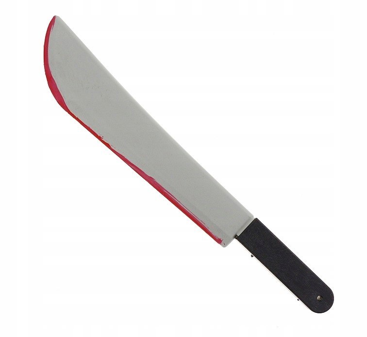 Strój mordercy fartuch krew tasak maczeta nóż