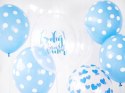 Wielki zestaw dekoracje balony Baby Shower chłopca