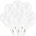 Balony z konfetti bukiet balonów czarne srebrne 15