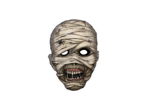 Maska mumii mumia do fotobudki strój na Halloween
