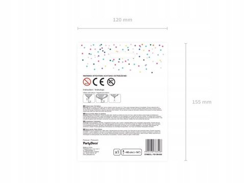 Balon błękitna Kula dekoracje balony na roczek Hel