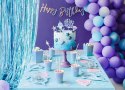 Kurtyna party błękitna na imprezę urodziny roczek