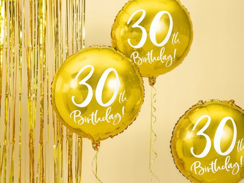 Balony girlandy ZESTAW na 18 30 40 50 60 urodziny
