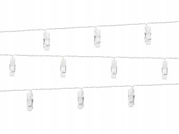 Lampki żarówki LED klamerki 1,4m na Ślub Wesele