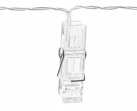 Lampki żarówki LED klamerki 1,4m na Ślub Wesele