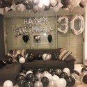 Zestaw balonów balony z konfetti napis na urodziny