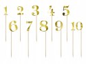 Numery numerki cyferki na stół Ślub Wesele Komunię