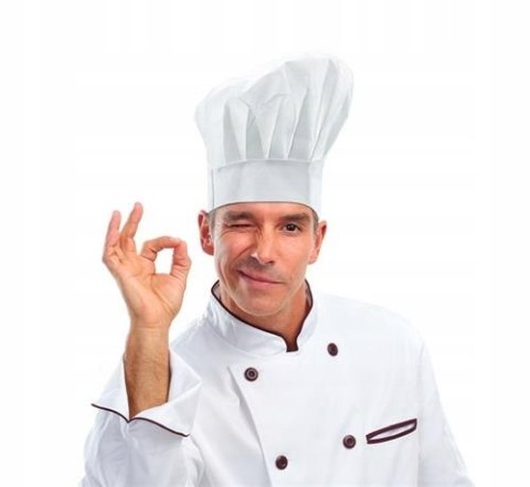 Czapka strój kucharza gadżety do zdjęć fotobudki