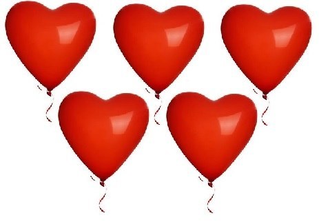 Balony serca girlanda Dekoracje na WALENTYNKI 12el
