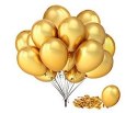 Balony złote srebrne metaliczne na Sylwestra x100