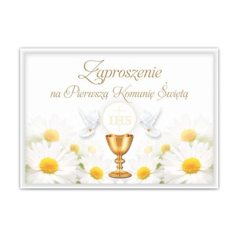 Zaproszenia na komunię komunijne x10 koperty PROMO