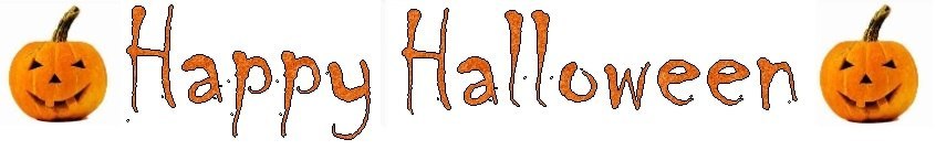 Dekoracje baner girlanda napis Happy Halloween XL