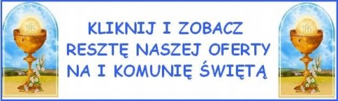 Winietki Skrzydełka wizytówki na stół I Komunię KM