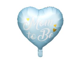 Balon na hel Mom to Be, niebieski