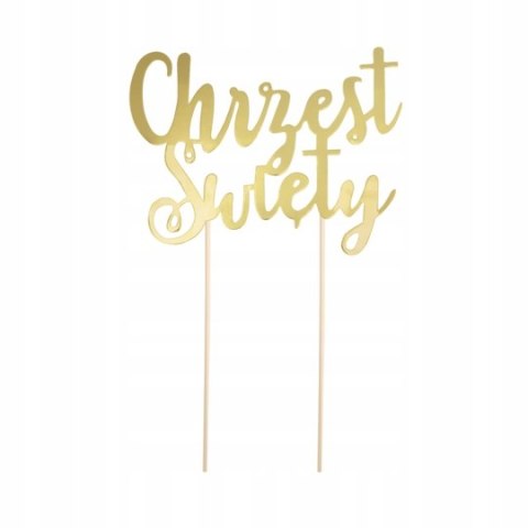 Topper ozdoby na tort Chrzest Święty chrzciny