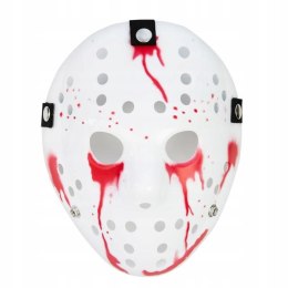Maska Piątek 13 biała z krwią strój na Halloween