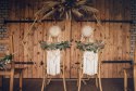 Girlanda Eukaliptus listki dekoracja sali weselnej