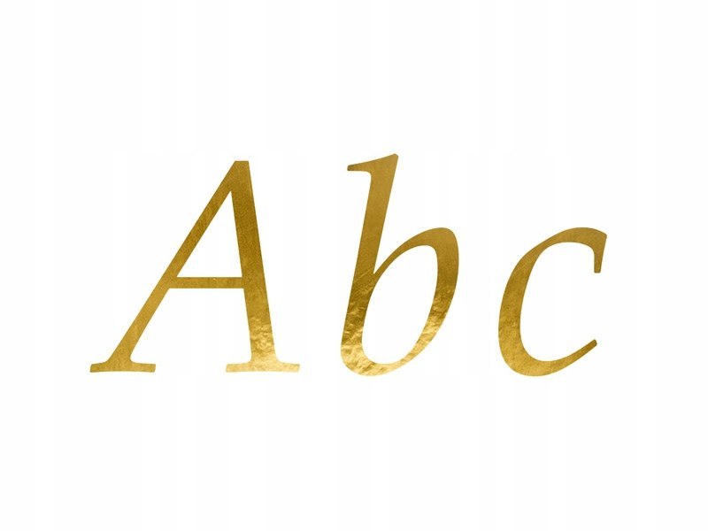 Naklejki litery złote metalizowane ŚLUB wesele 143