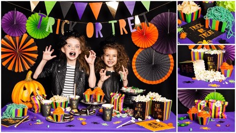 Stojak balony ozdoby dekoracje na Halloween 10szt