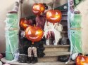 Zestaw dekoracje ozdoby balony sieć na Halloween
