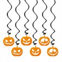 Zestaw dekoracje ozdoby dynia sieć na Halloween