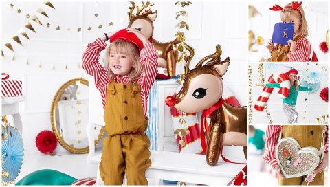 Balon Jelonek dekoracje świąteczne dla dzieci HEL