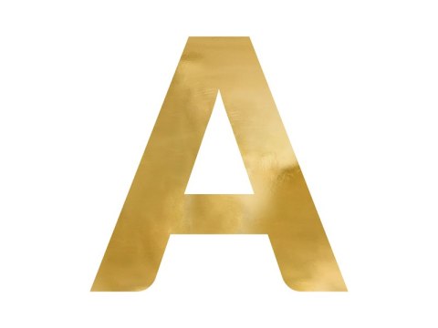 Litera lustrzana ''A'', złoty, 61x60 cm