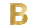 Litera lustrzana ''B'', złoty, 47x60 cm