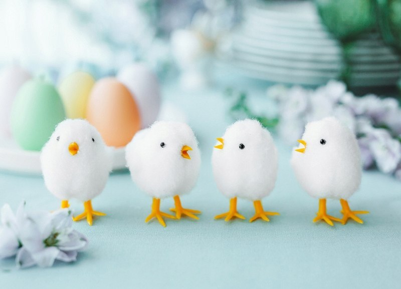 Świeczki pisanki jajka prezent ozdoby na Wielkanoc