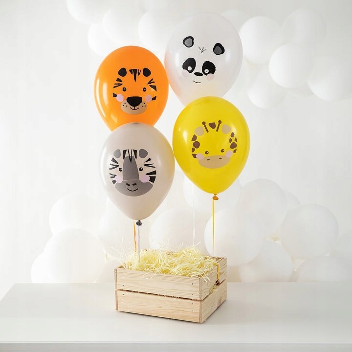 Zestaw balony zwierzątka na każde 1-9 urodziny