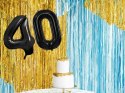 Zestaw balony cyfry czarne na KAŻDE urodziny 10-99