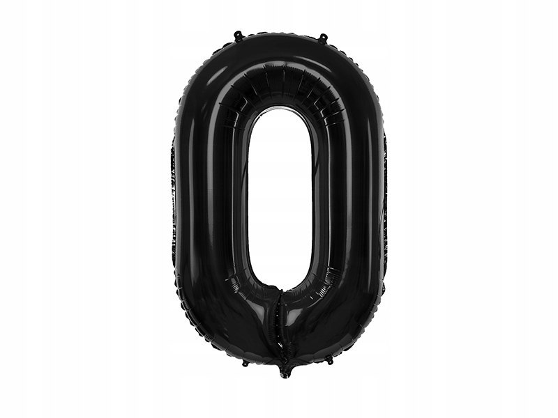 Zestaw balony cyfry czarne na KAŻDE urodziny 10-99