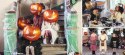 Girlanda dynie zestaw balony pajęczyna Halloween