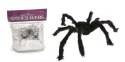 Zestaw wielki pająk + sztuczna pajęczyna halloween