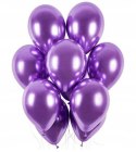Balony Glossy fioletowe chromowane 18stka duże x50